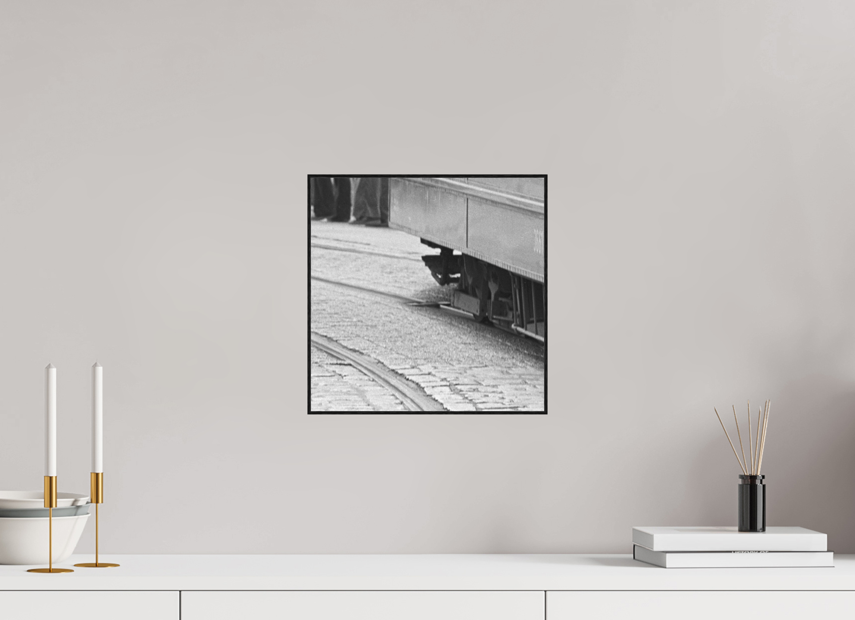 30 x 30 cm, 3a. Foto in ArtBox (4mm) Nie wieder… (2)