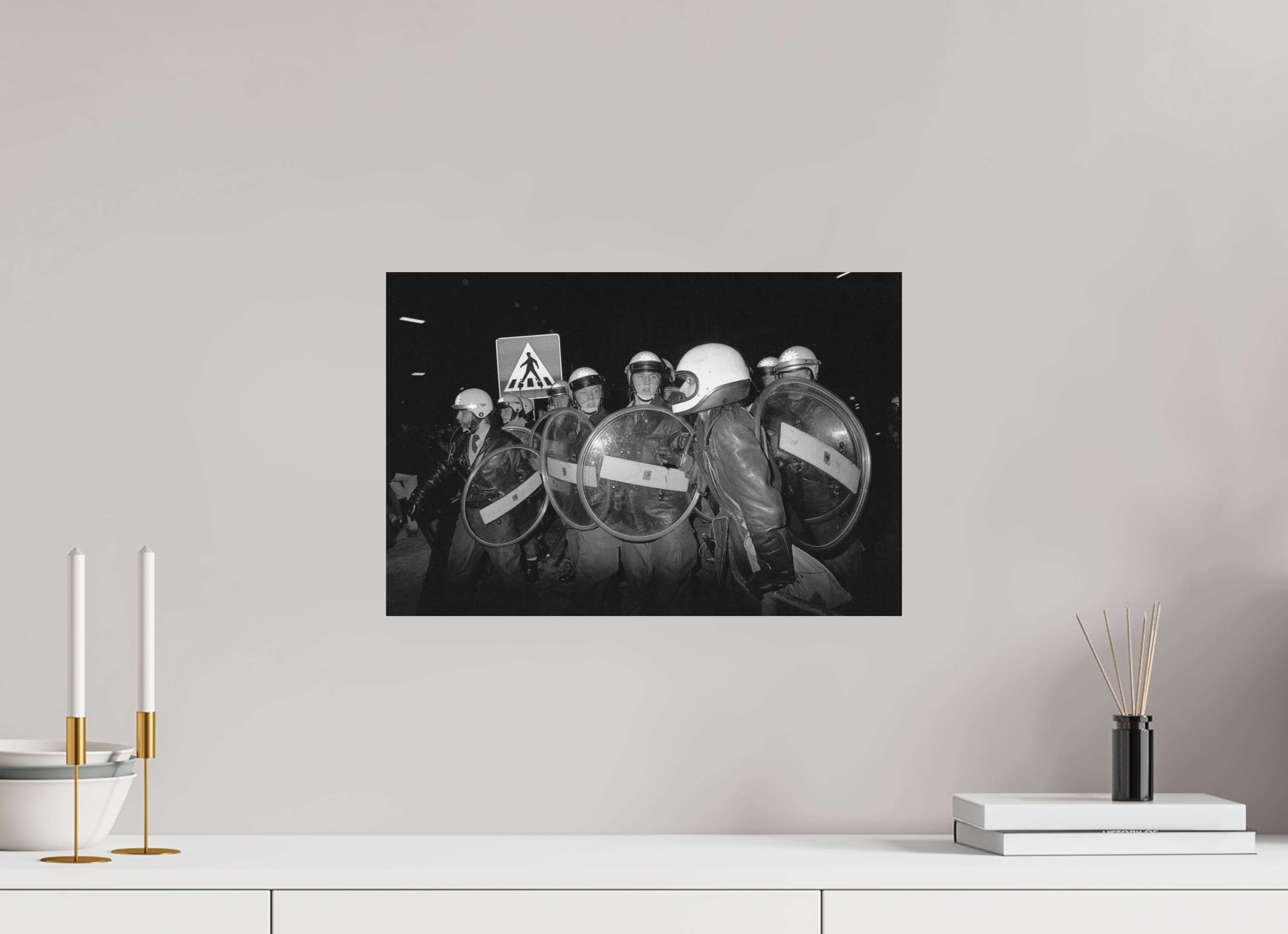 45 x 30 cm, 2. Foto auf Alu-Dibond Johannes Hartmann: Ich tu mal so, als wäre nix... (S/W-Foto)