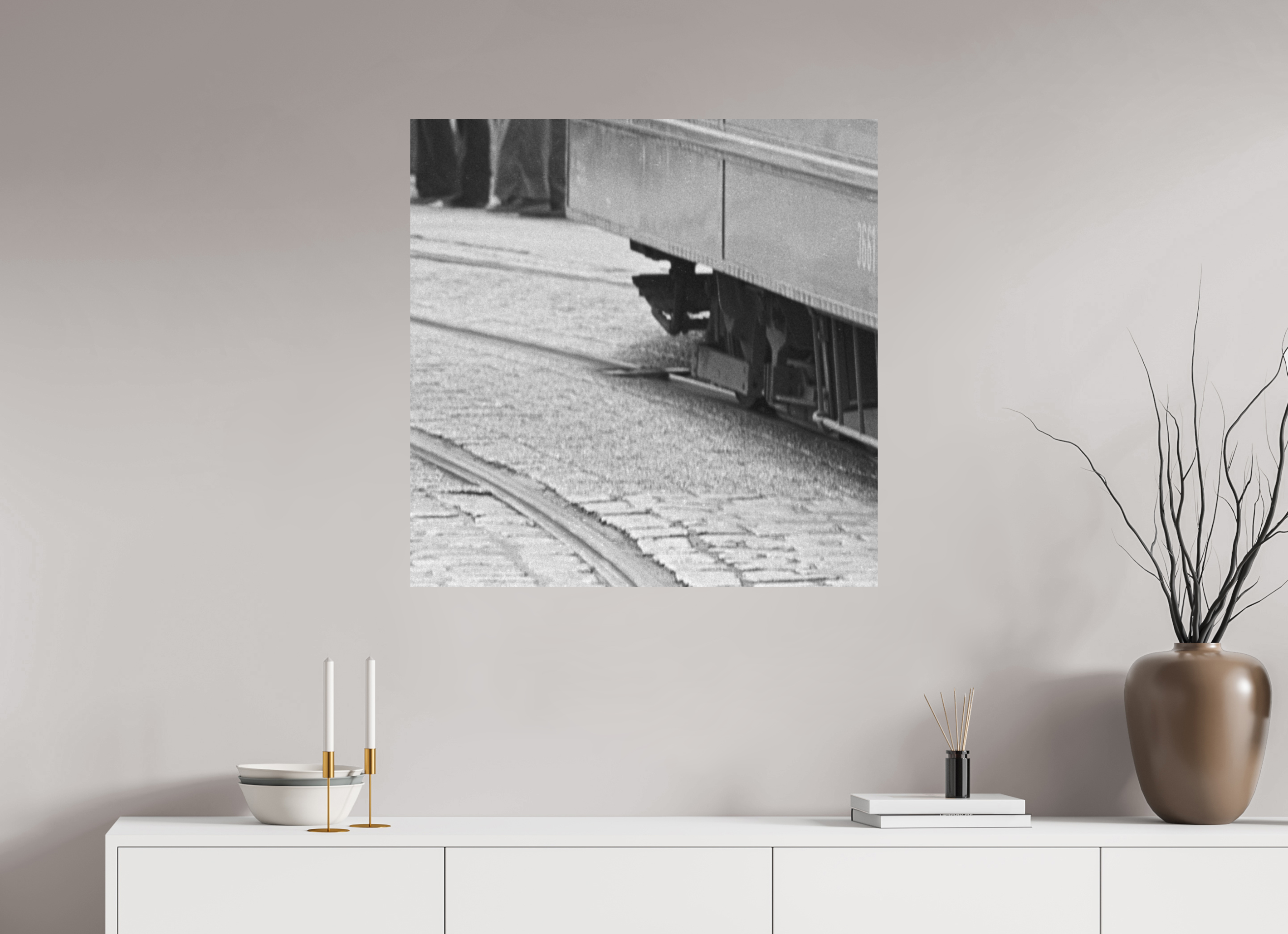 80 x 80 cm, 2. Foto auf Alu-Dibond Nie wieder… (2)