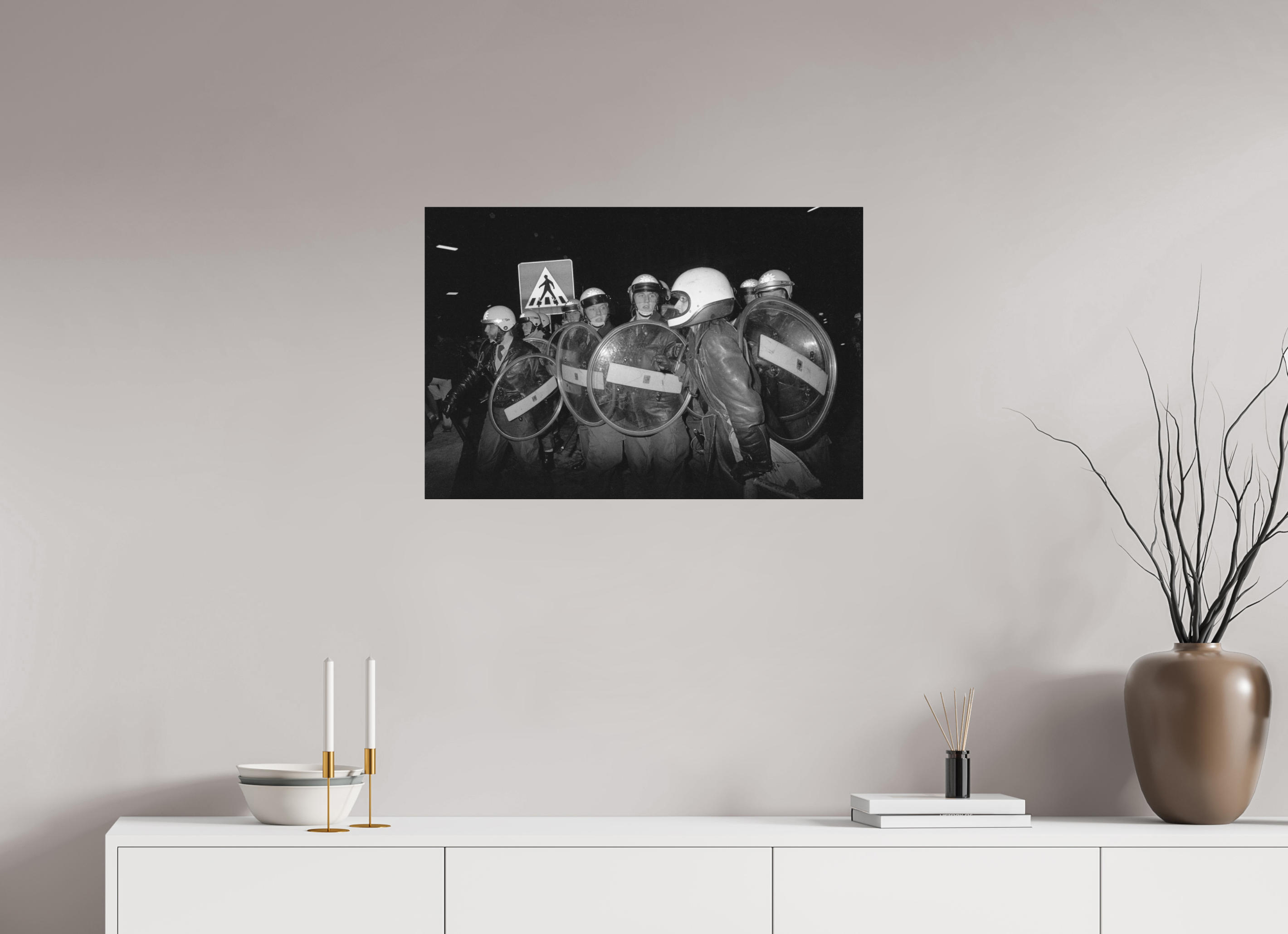 75 x 50 cm, 2. Foto auf Alu-Dibond Johannes Hartmann: Ich tu mal so, als wäre nix... (S/W-Foto)