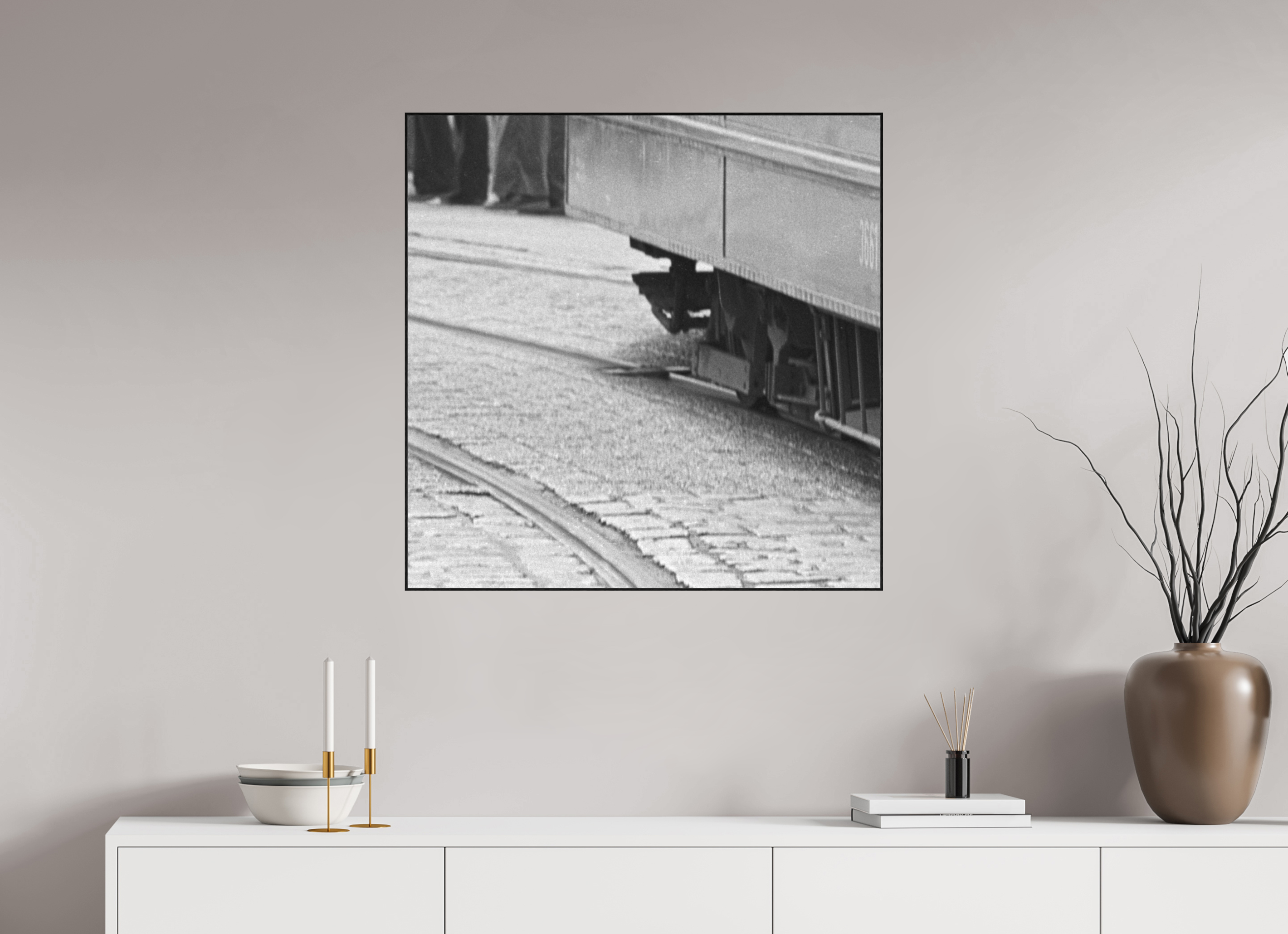 80 x 80 cm, 3a. Foto in ArtBox (4mm) Nie wieder… (2)