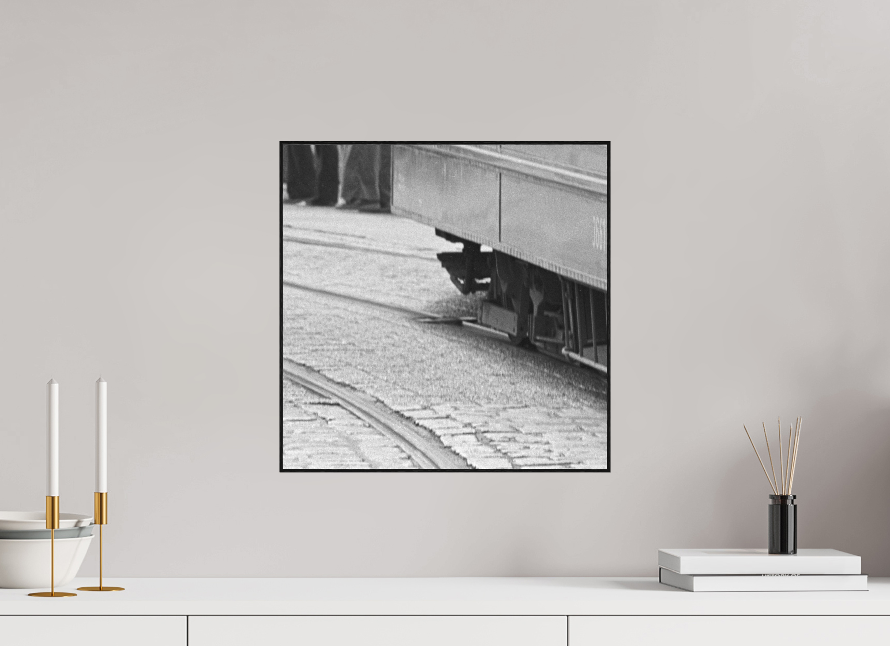 40 x 40 cm, 3a. Foto in ArtBox (4mm) Nie wieder… (2)