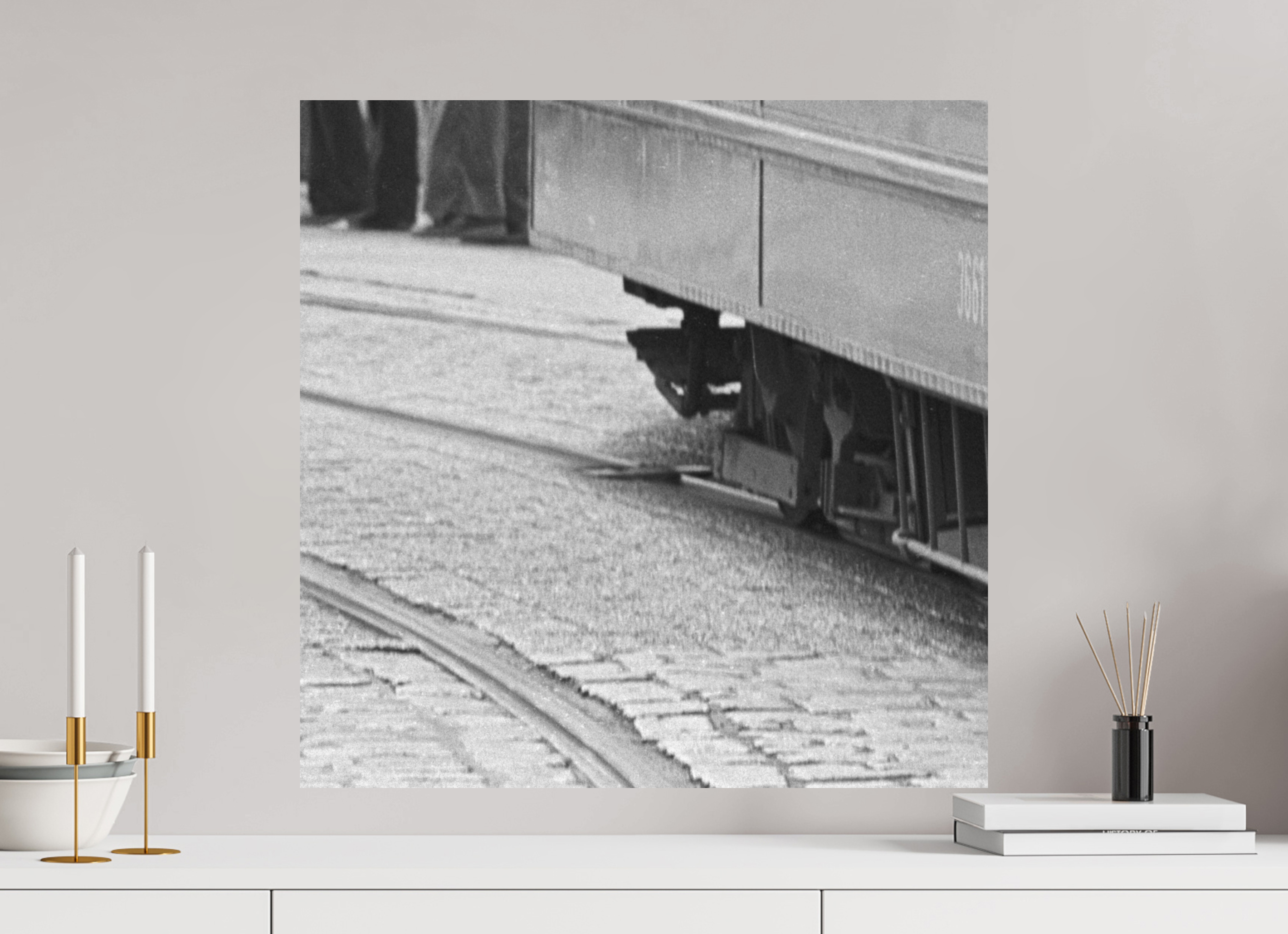 60 x 60 cm, 2. Foto auf Alu-Dibond Nie wieder… (2)