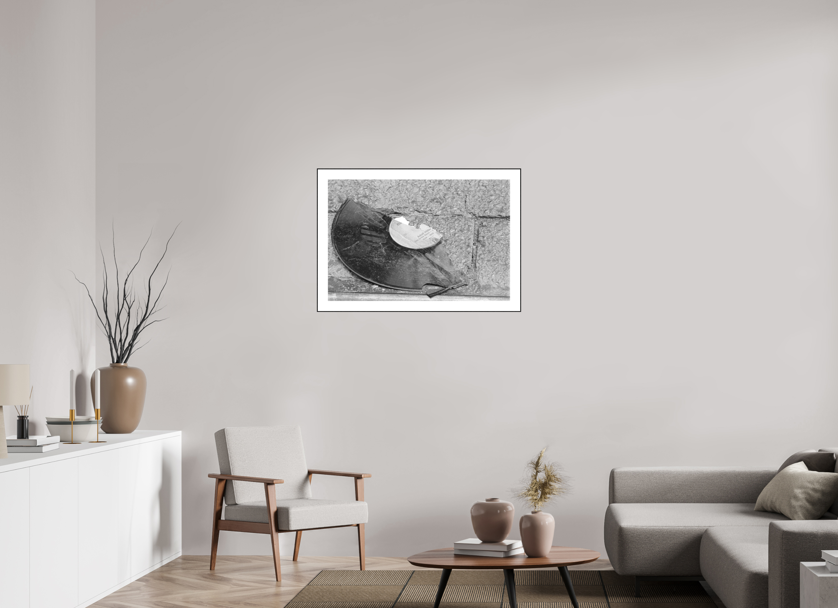 90 x 60 cm, 3b. Foto in ArtBox (4mm) mit Weißrand Nie wieder… (3)