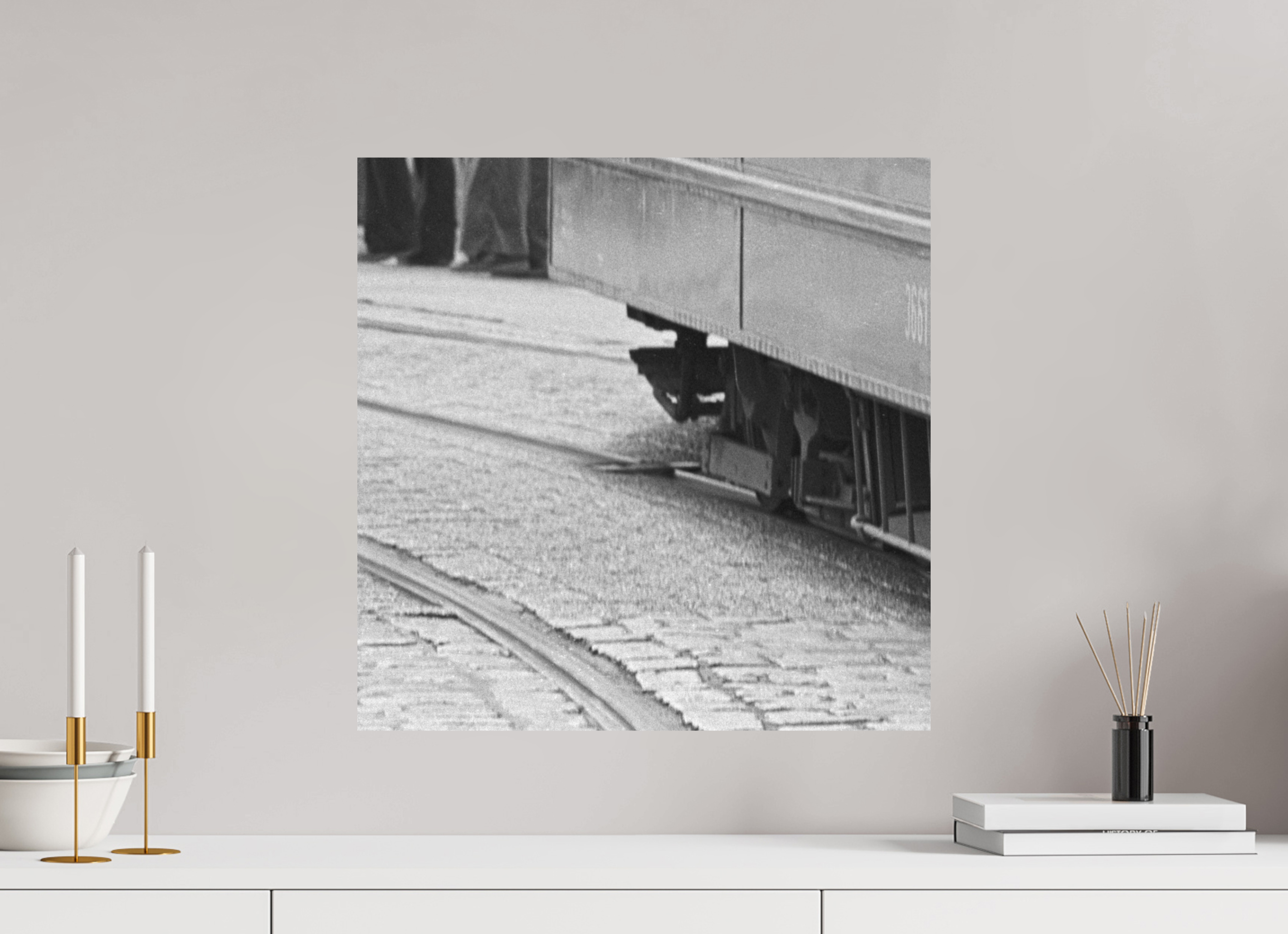 50 x 50 cm, 2. Foto auf Alu-Dibond Nie wieder… (2)