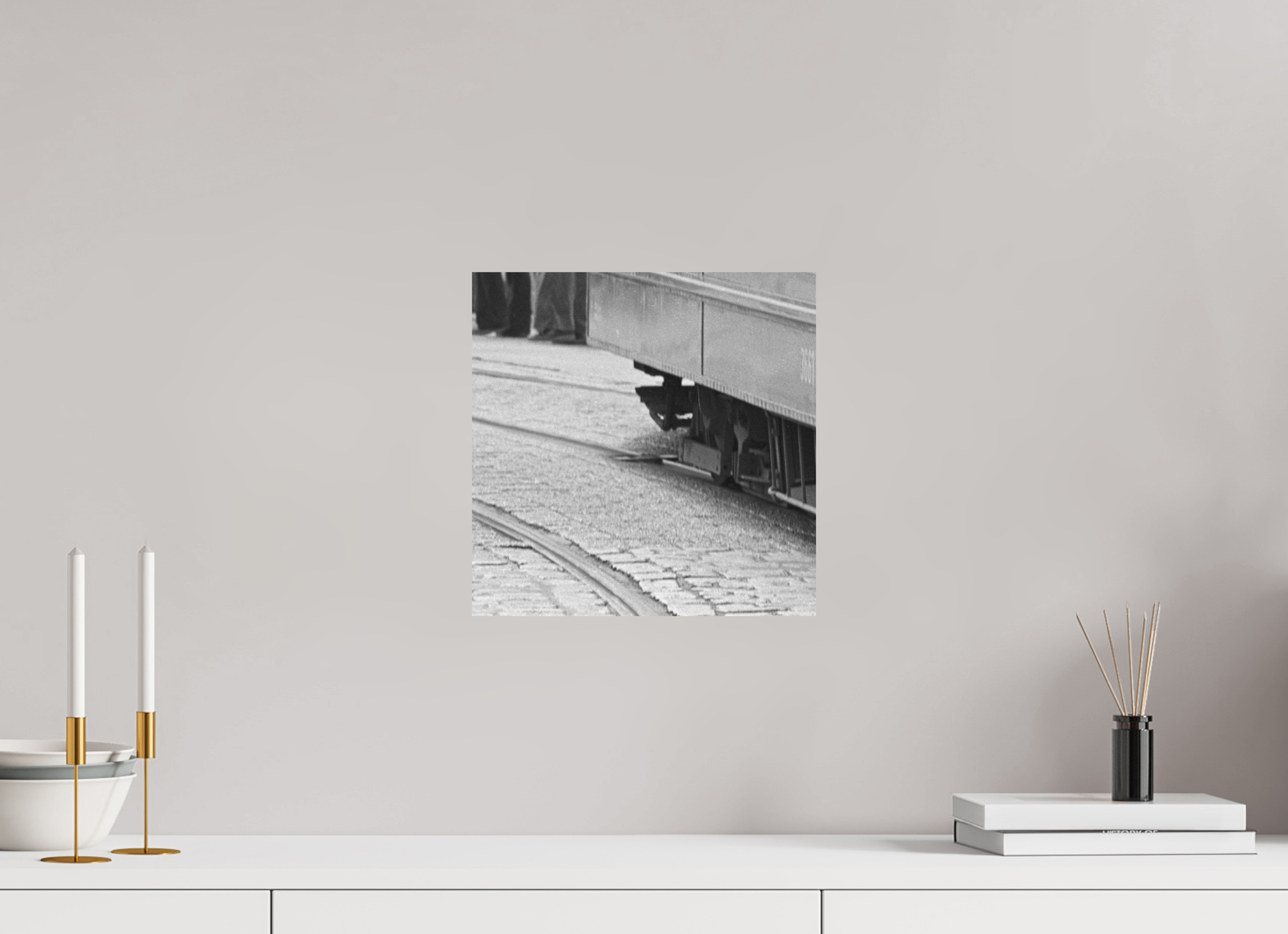 30 x 30 cm, 2. Foto auf Alu-Dibond Nie wieder… (2)