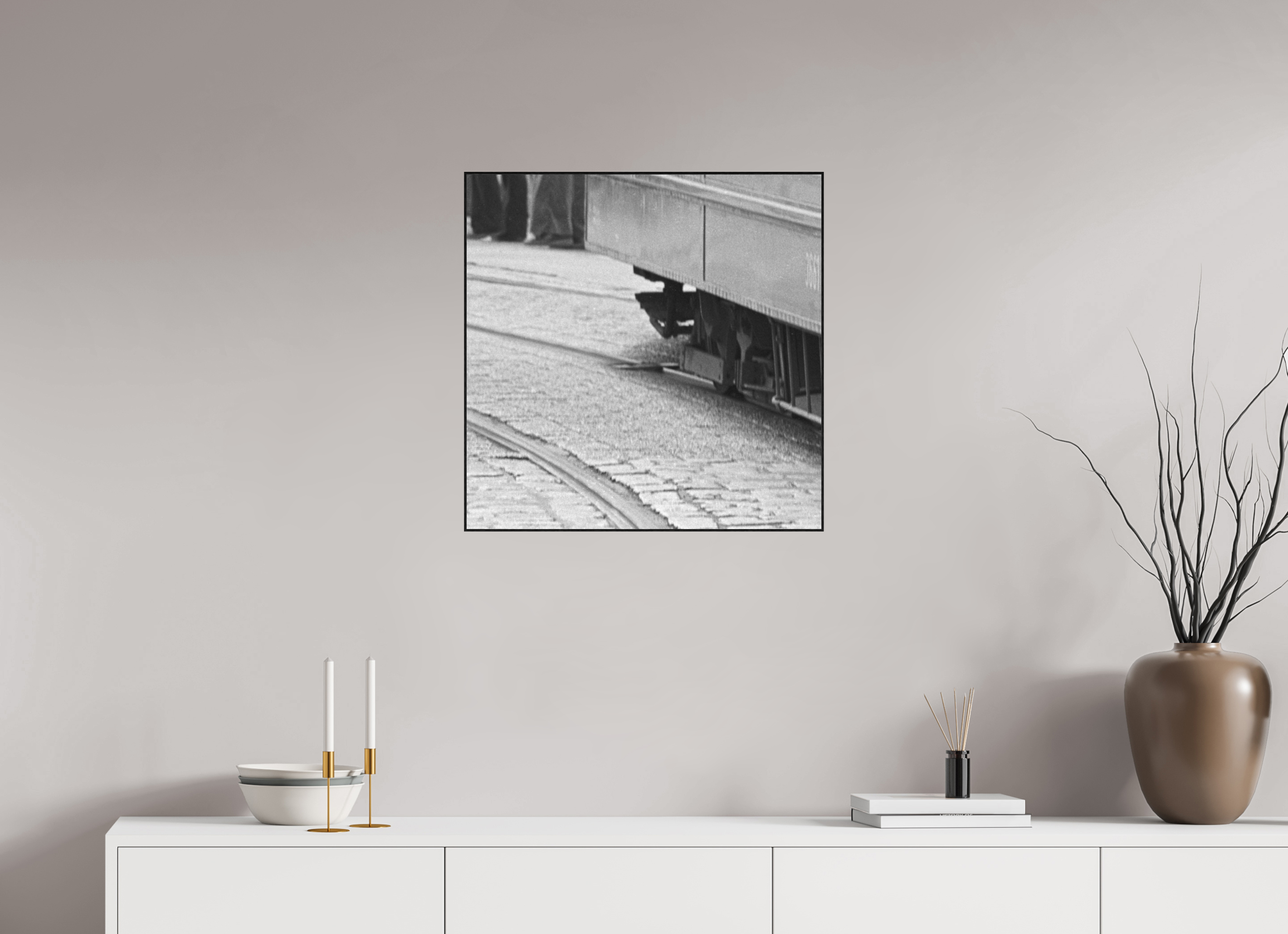 60 x 60 cm, 3a. Foto in ArtBox (4mm) Nie wieder… (2)