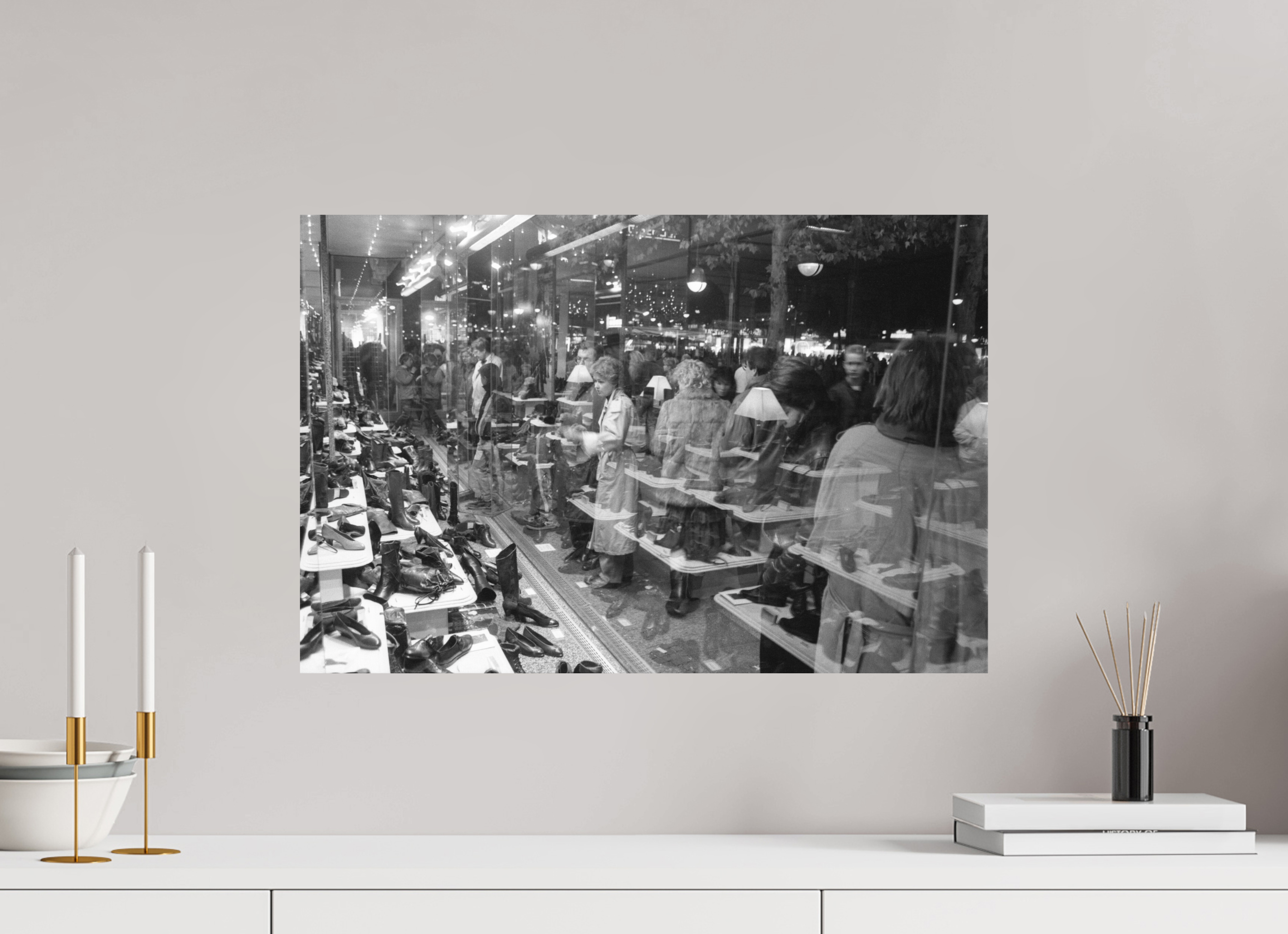 60 x 40 cm, 2. Foto auf Alu-Dibond Johannes Hartmann: Schau doch mal (S/W-Foto)